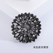 新款手工点钻合金胸针配件精致高档装饰画饰品配件辅料DIY配件