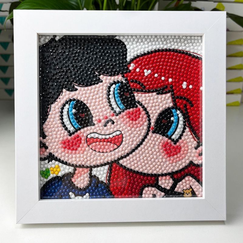 Nuevo dibujo de diamante infantil de labu diy pegatinas de diamante con marcos de fotos hechas a mano diy puzzle pegatinas de mampostería image 131
