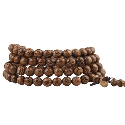 Supplier offers old material rosewood bracelet Buddhist beads prayer beads 108 pieces retro style men women's necklace gift