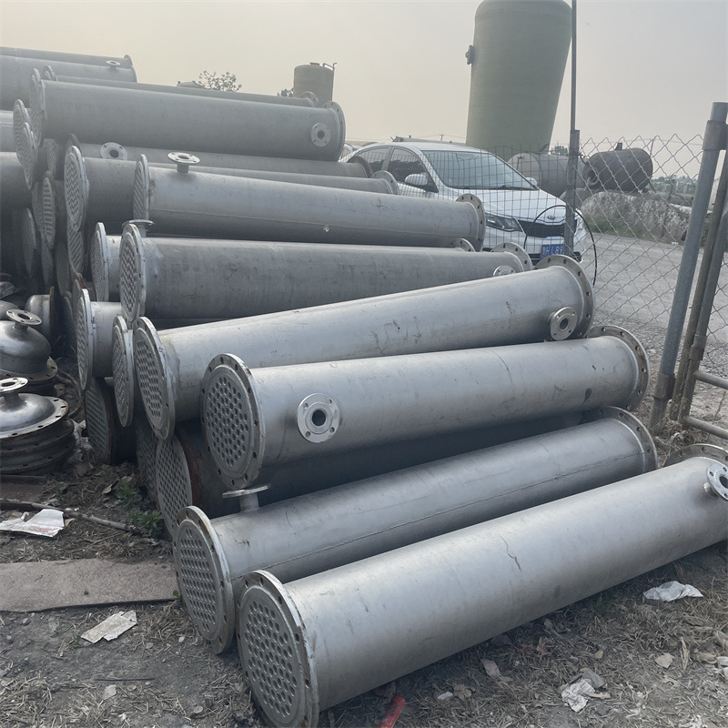 收购二手冷凝器 化工液体冷凝设备 不锈钢真空冷凝装置