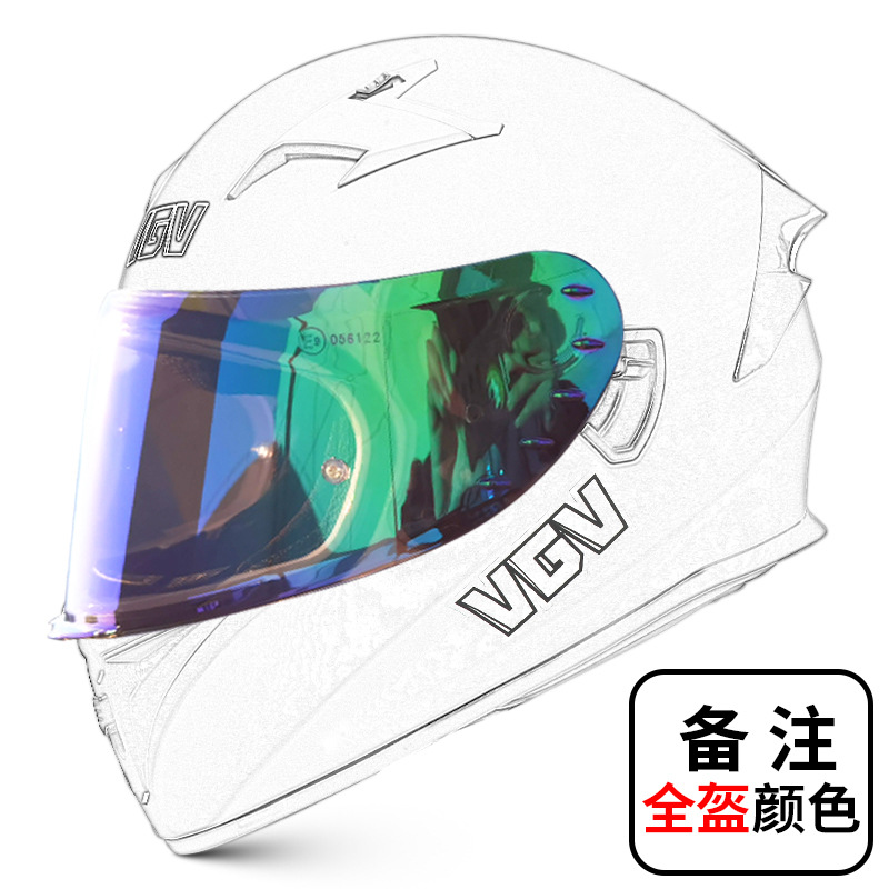 [En stock] Casco de motocicleta certificado 3c Casco completo para hombre Casco de seguridad de motocicleta de cuatro estaciones de doble lente de invierno