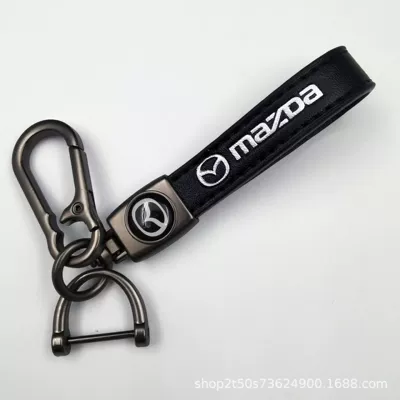 Other Automotive Exterior Supplies — Keychain Amazon Hot-Selling Metal - mazda-matt-gunmetal-lambskin-hanging-clock