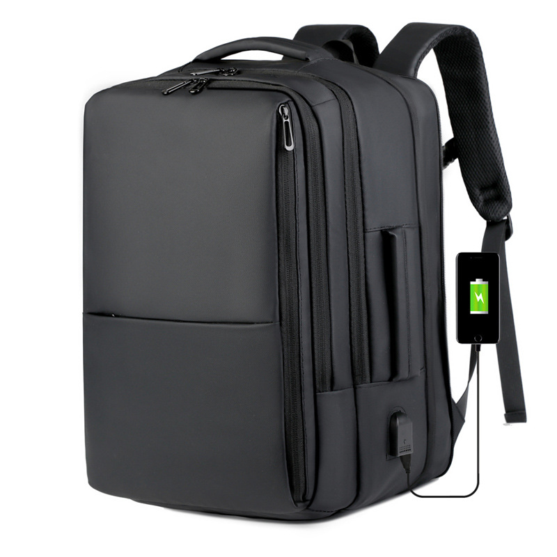 Nueva mochila de cuero para hombre, mochila para ordenador de negocios, mochila multifuncional impermeable de alta calidad para trabajadores de oficina, mochila escolar para estudiantes