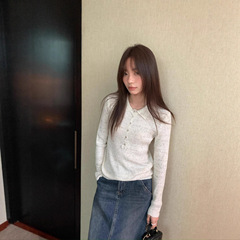 KITTIN 秋冬女装新款韩系复古百搭修身显瘦Polo领长袖针织衫G1908