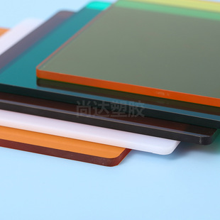 Colorful Transparent Pc Sheet Wholesale Polycarbonate Solid Sheet New Material Thick Multi-Colorful Pc Endurance Board