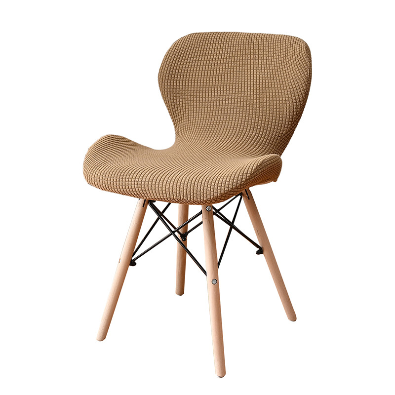 Funda para silla de mariposa de forro polar elástico de color puro transfronterizo, funda para silla con forma especial a prueba de polvo, universal AliExpress SHEIN dropshipping