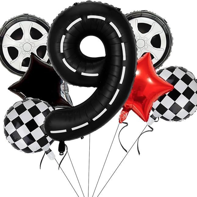 Casco neumático rayas digitales combinación de globos 40 pulgadas decoración de fiesta de cumpleaños infantil digital venta caliente transfronteriza image 15
