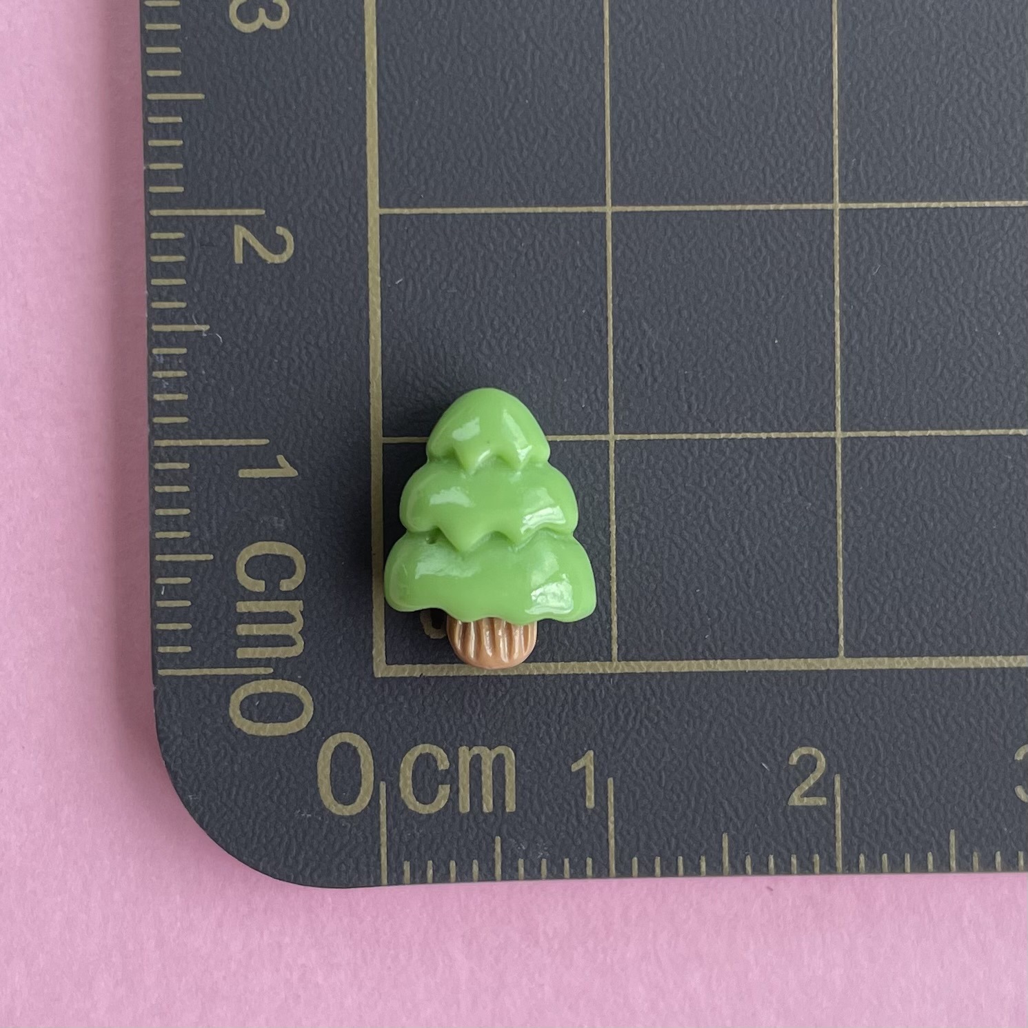 Pequeño árbol seta abeja flor casa mini tamaño pequeño brillante accesorios de resina crema pegamento circunferencia uñas adorno joyería