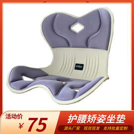 厂家现货久坐不累神器办公室学生防驼背腰靠一体坐垫护腰矫正坐垫