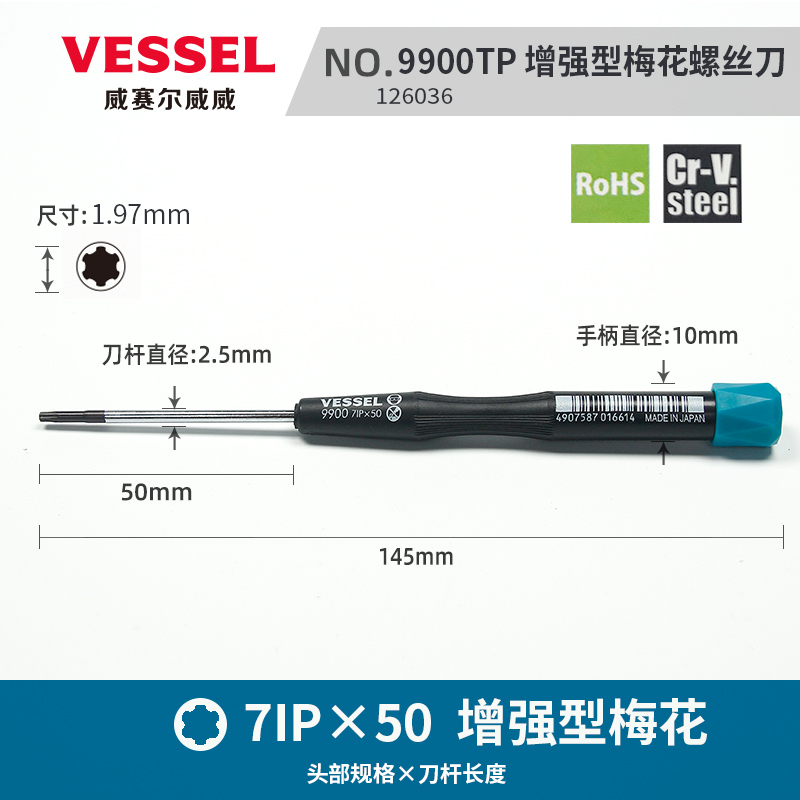 Torx Plus 7IP×50