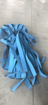 Double-sided blue nylon base belt Avtomobil ötürücü kəmərləri - double-sided-blue-paste-box-machine-with-40mm-thickness