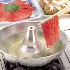 Uncovered Japanese imported pearl life thickened hot pot stainless steel edge stove shabu shabu hot pot stainless steel