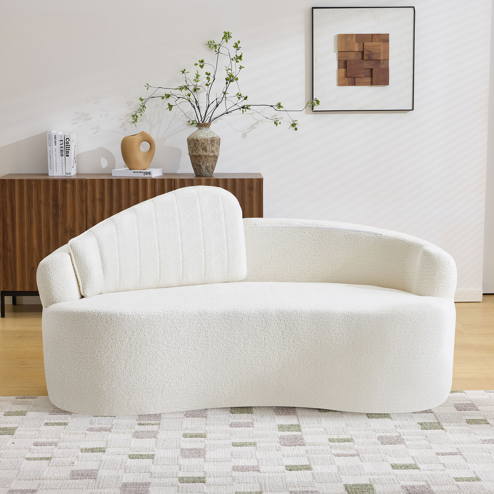 Tienda de comercio exterior transfronterizo nuevo estilo francés salón de belleza sala de estar viento simple recepción 2025 sofá sala de estar crema ahora