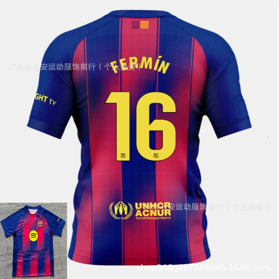 Версия футбольной формы 25-26 Тайланд Tottenham Son Heung-min Barcelona Yamal Manchester City Haaland Marseille home and away jersey