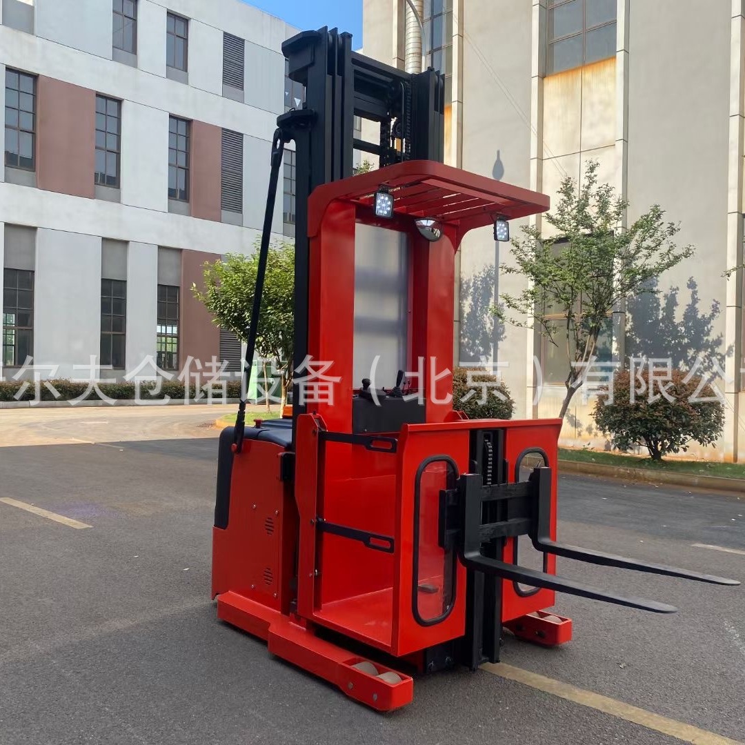 1吨1.5吨高位货架电动拣选车拣货车取货车取料机活动货叉升降