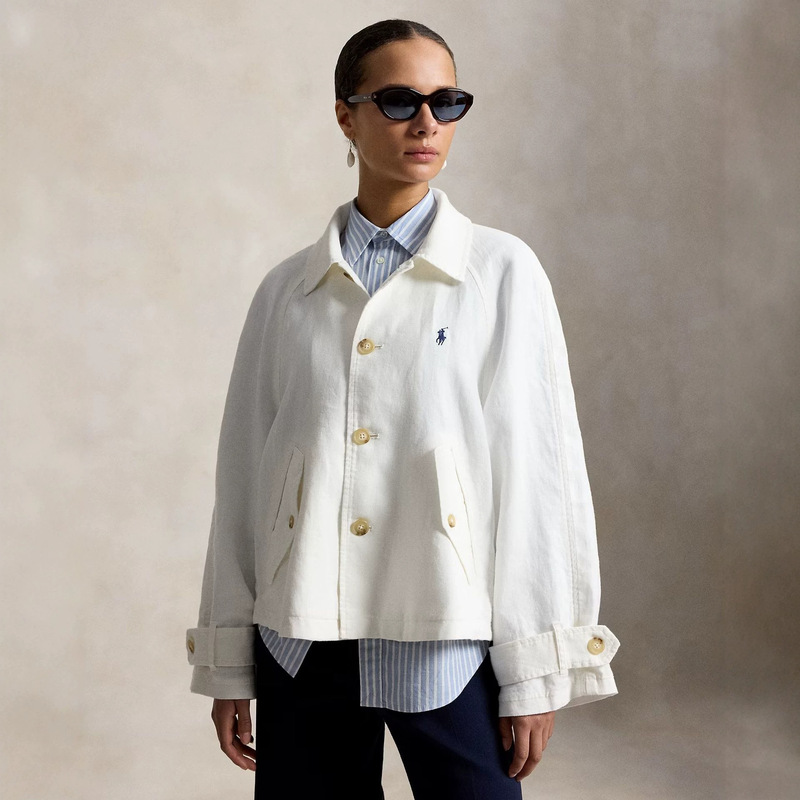 European and American Cross-Border 2026 Hot-Selling American-Style Short Jacket with Lapel and Pony Embroidery for Petite Women