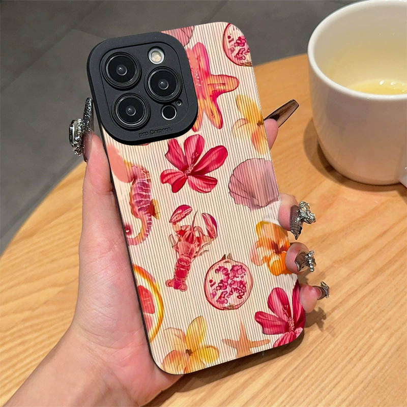 Apple, совместимый iPhone 14/15/16, iPhone16 Pro, чехол для телефона, принт, iphone, 12/13, 13promax, защита от падений