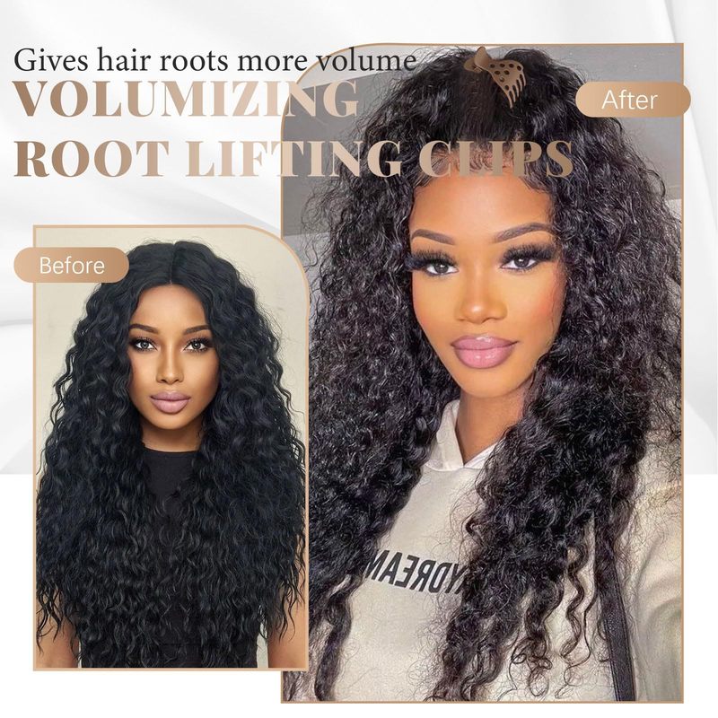 アマの高級ストロベリークリップ、ヘアピン、ヘアアクセサリー、ポニーテールクリップ、後頭部がふわふわでふっくらとした6個セット|undefined