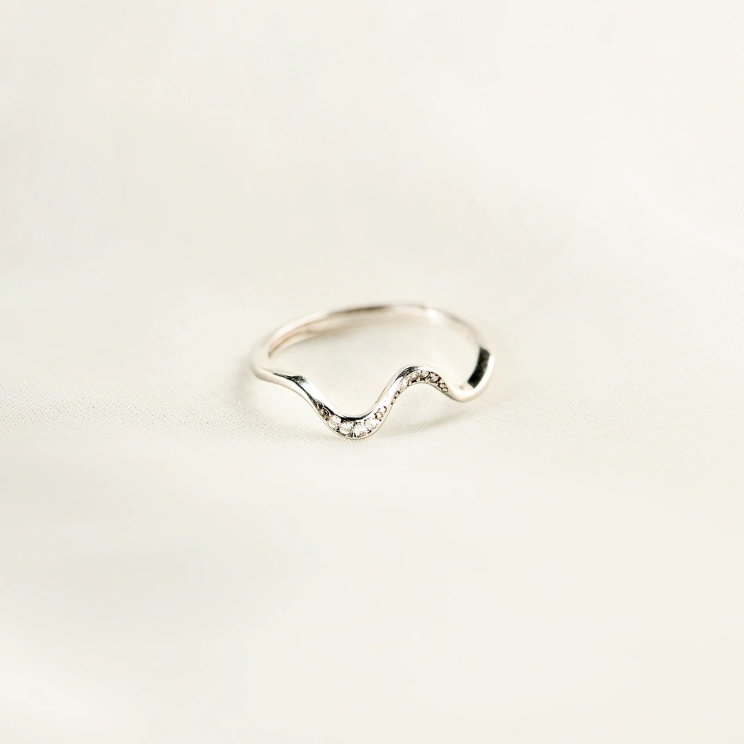 Simple Style Commute Geometric Sterling Silver Plating Inlay Zircon Rings display picture 2