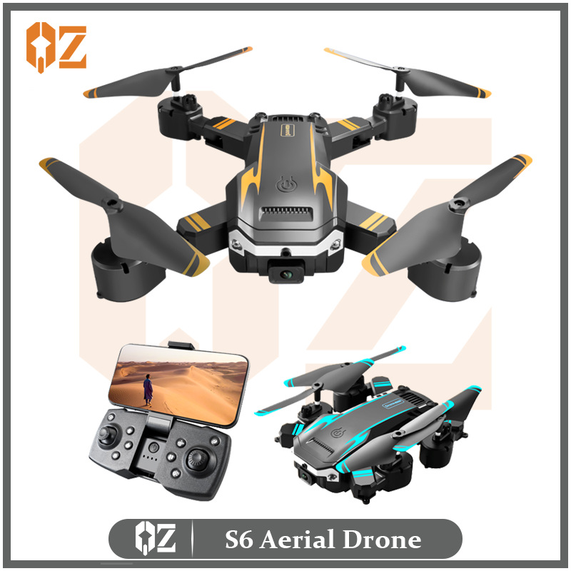 Foreign trade hot sale S6 UAV HD aerial photography four axis aircraft intelligent obstacle avoidance folding remote control aircraft toy G6