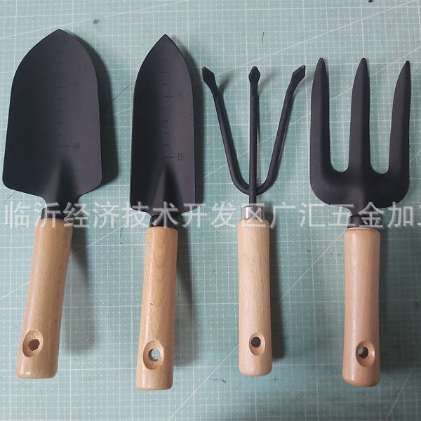 木柄碳钢移植铲 高硬度两款铲子 园艺园林户外工具小型花园铲