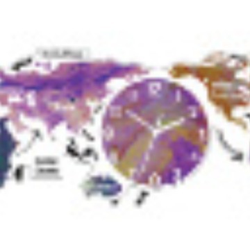 Art Bell Beauty Map Reloj de asiento creativo Adornos Accesorios para el hogar Sala de estar Escritorio Gabinete de TV Decoraciones Mesita de noche Reloj de mesa