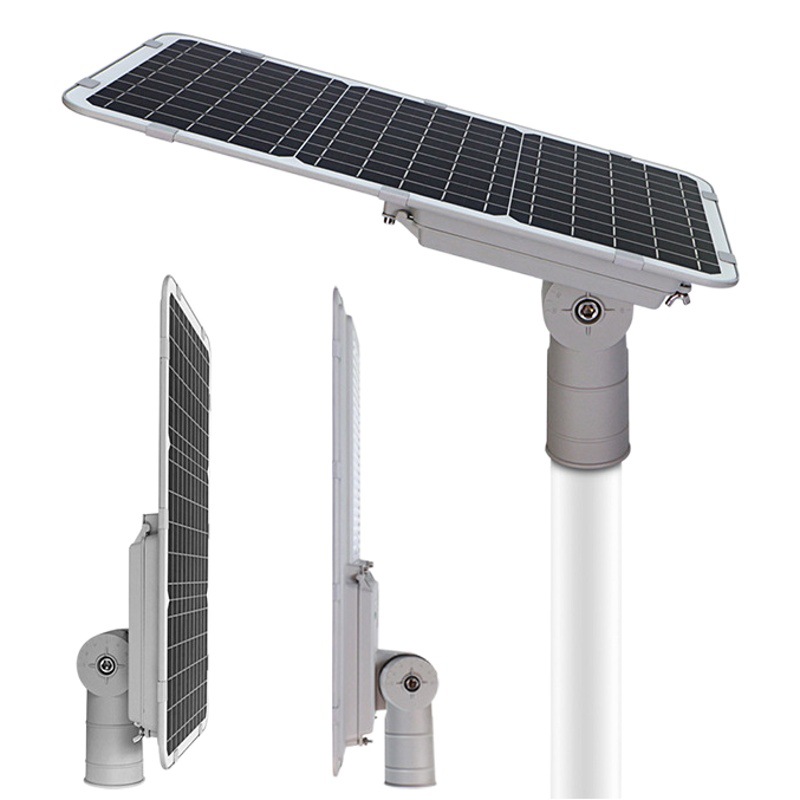 Lámpara de calle solar lámpara al aire libre 6-8 M conjunto completo lámpara de carretera poste lámpara de jardín Super brillante de alta potencia led lámpara de carretera