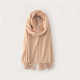Red Scarf Women's Winter Warm Tassel Red Scarf Autumn and Winter Men's Big Red Scarf Imitation Cashmere Scarf