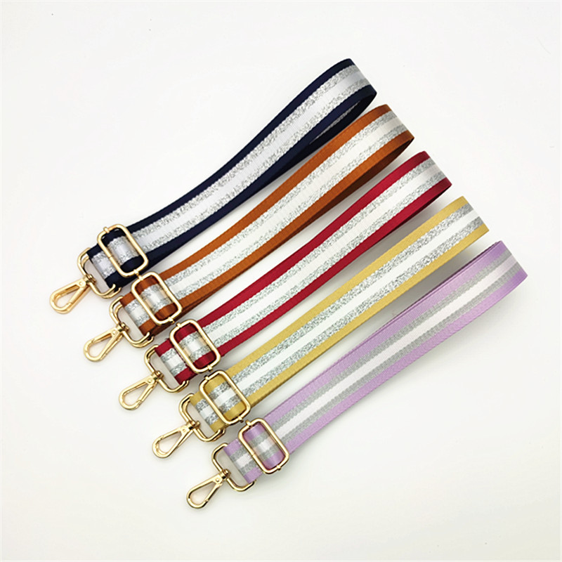 Polyester Stripe Bag Strap display picture 2