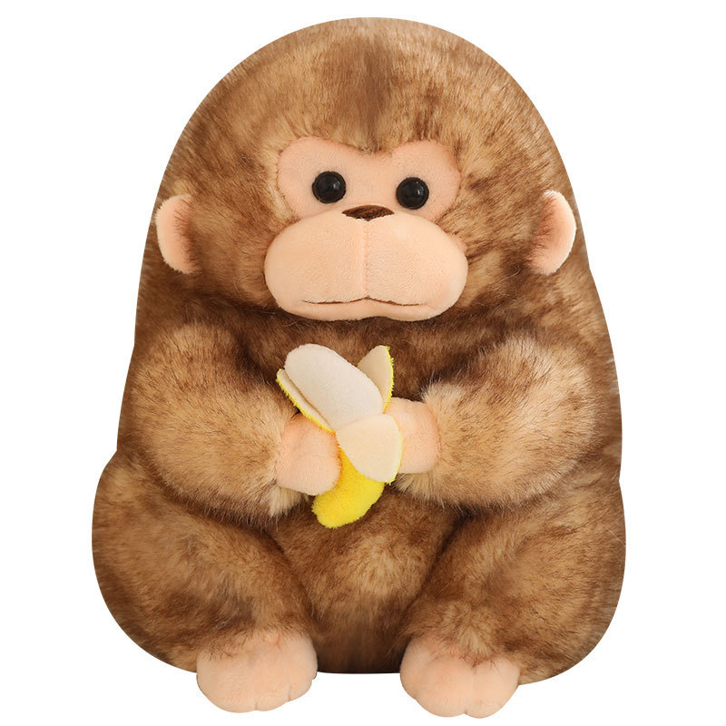Bonito mono de oro muñeca juguete de peluche orangutan muñeca mango muñeca tela muñeca zodiacal regalo mono image 5