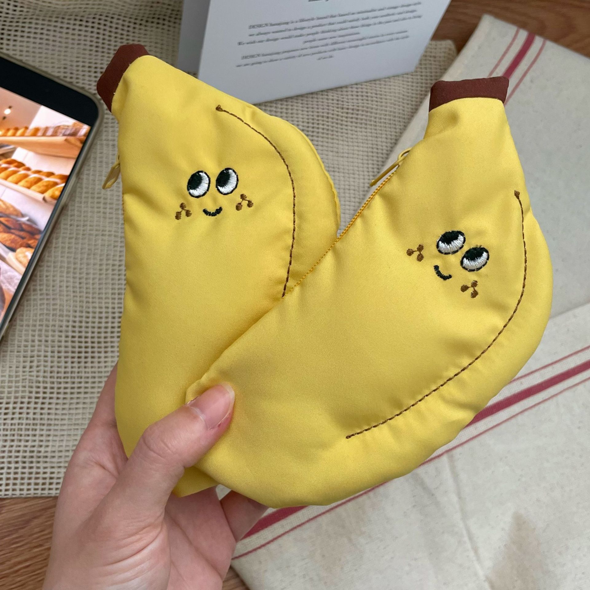 All Seasons Season Unisex Cartoon Fruit Canvas Zipper Coin Purses