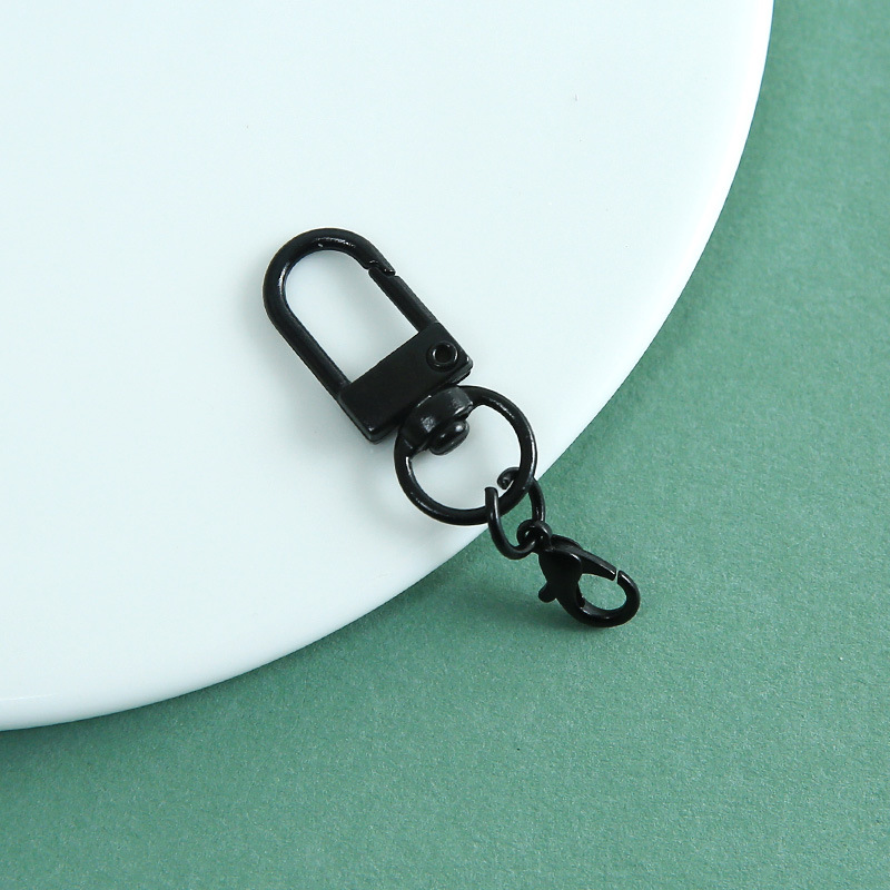[Black] Door buckle + 14mm lobster clasp