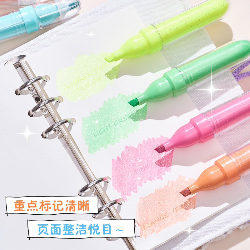 alto valor facial flash estrella huevo lápiz de reflexión estudiantes dibujo lápiz de graffiti DIY cuentas de mano clave lápiz de marca clave