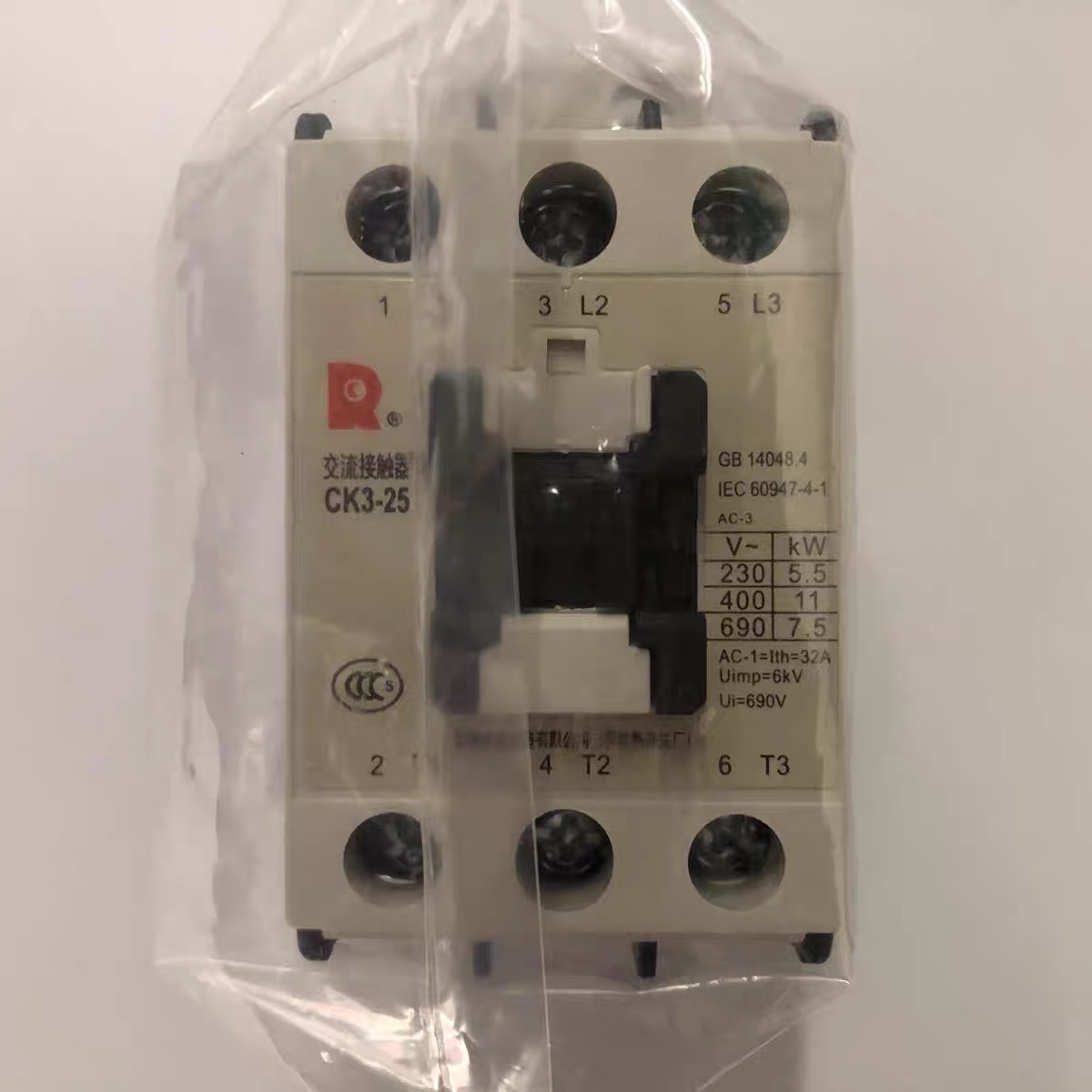 原装正品CK3-25 AC380V常熟开关厂三级交流接触器