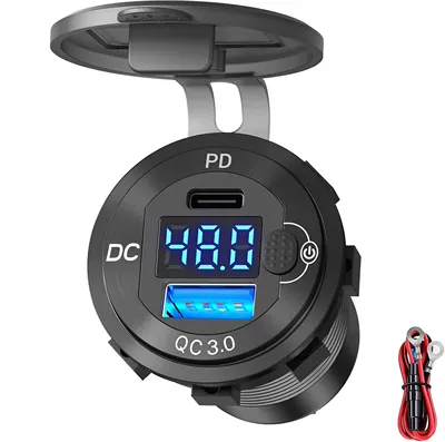 with intelligent remote control — Digər kuzov və aksesuarlar - 65w-usb-blue-with-cable