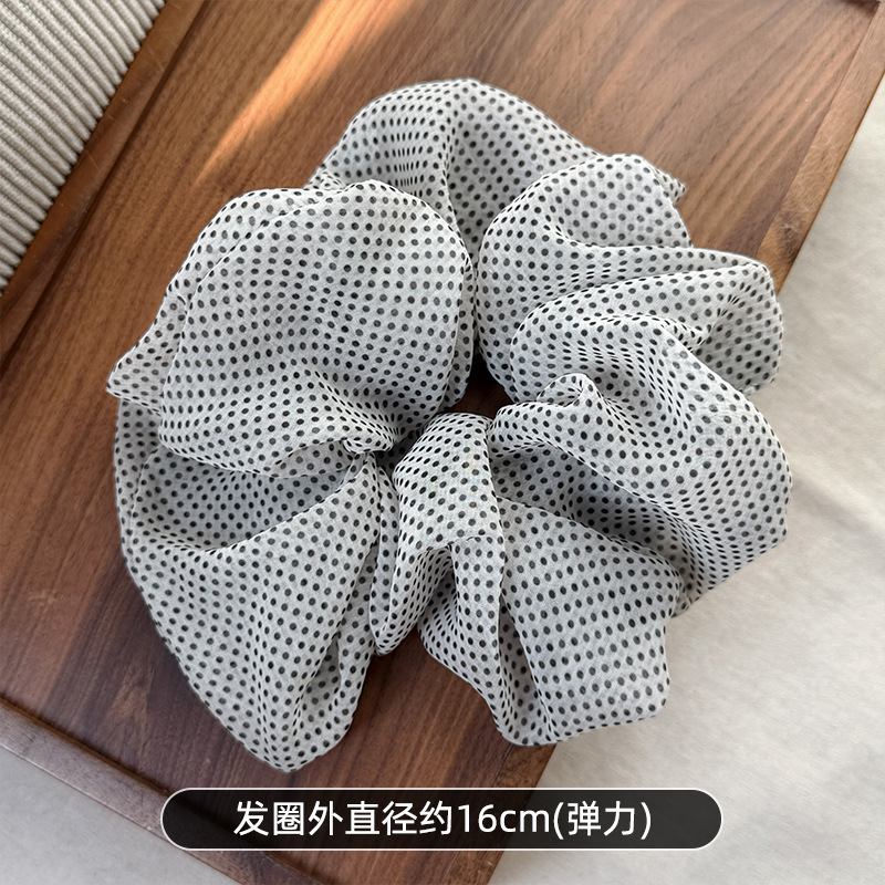 2025年新作Zhao Lusi韓国風大腸ヘアゴム、高級感のあるインカレッジスタイルのヘアロープ、甘い女の子|undefined