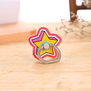 Custom Logo Creative Cute Acrylic Mobile Phone Holder Cartoon Mobile Phone Ring Holder