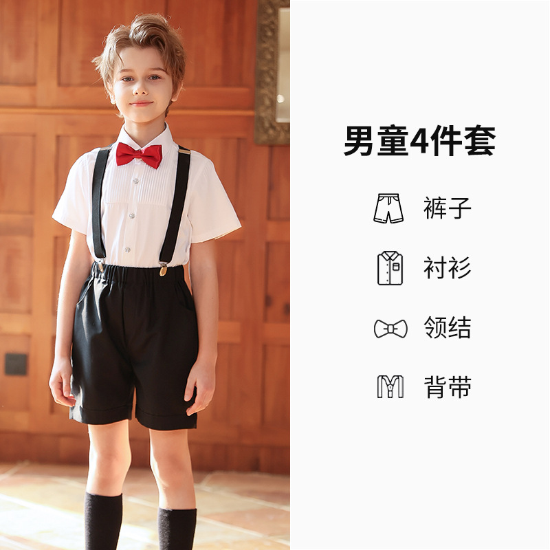 Trajes de coro para niños, trajes de actuación, vestidos de estilo británico para escuelas primarias y secundarias, trajes de actuación para niños y niñas, trajes de babero