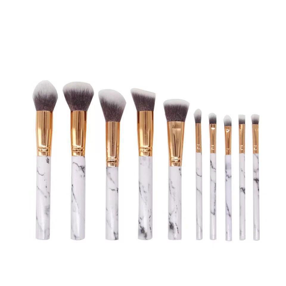 Marble Makeup Brush Set