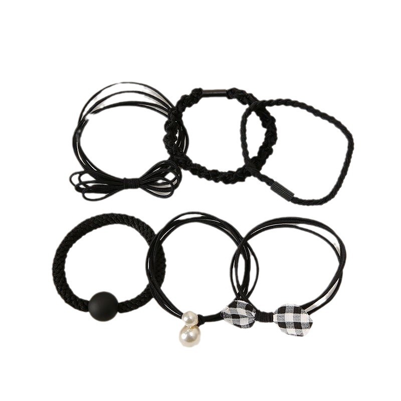 alta elasticidad duradera atada cabello cabello cabello de color dopamina banda de goma mujer atada cabello temperamento cabello al por mayor