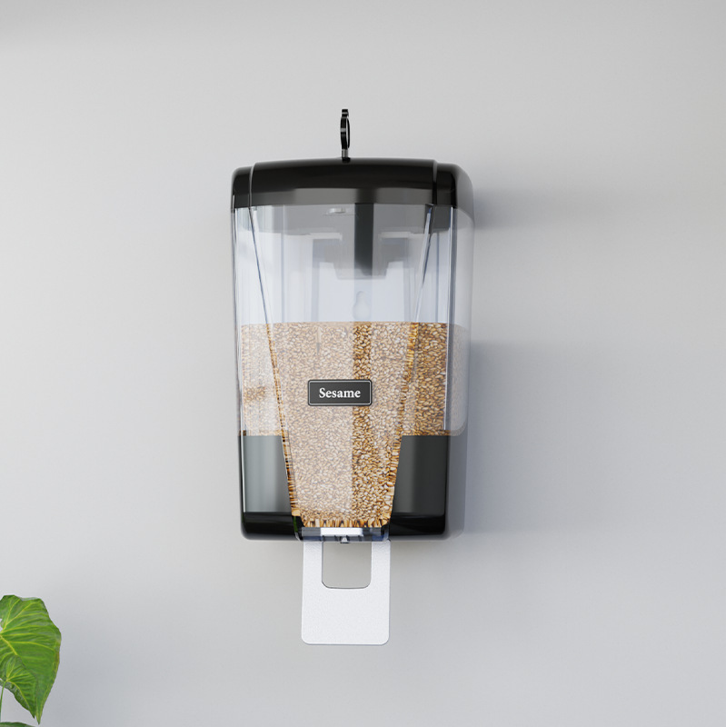 Dispensador de condimentos sólidos de nuevo tipo de pared sin agujeros de almacenamiento de cocina doméstica caja de condimentos de higiene image 9