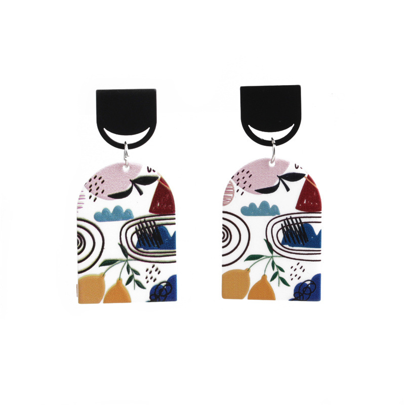 Foot Fashion Arylic No Inlaid Earrings display picture 13