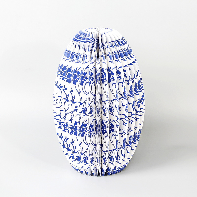 Nuevo estilo chino azul porcelana floral flor