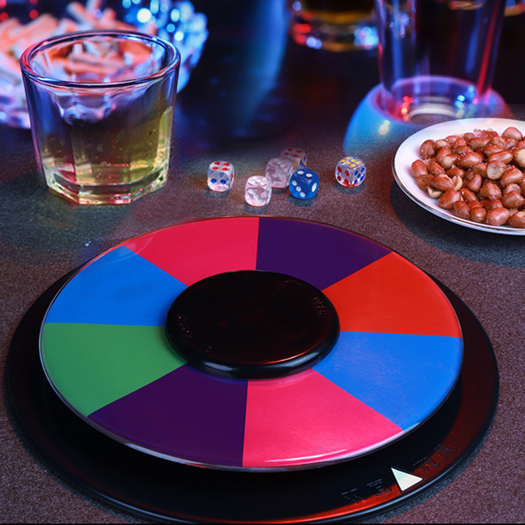 自定义游戏转盘ktv 制造气氛罚酒斗酒转盘行酒令喝酒娱乐道具