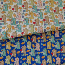 卡通小公主印花布料全棉床品面料婴幼儿抱被睡袋罩衣床品布料