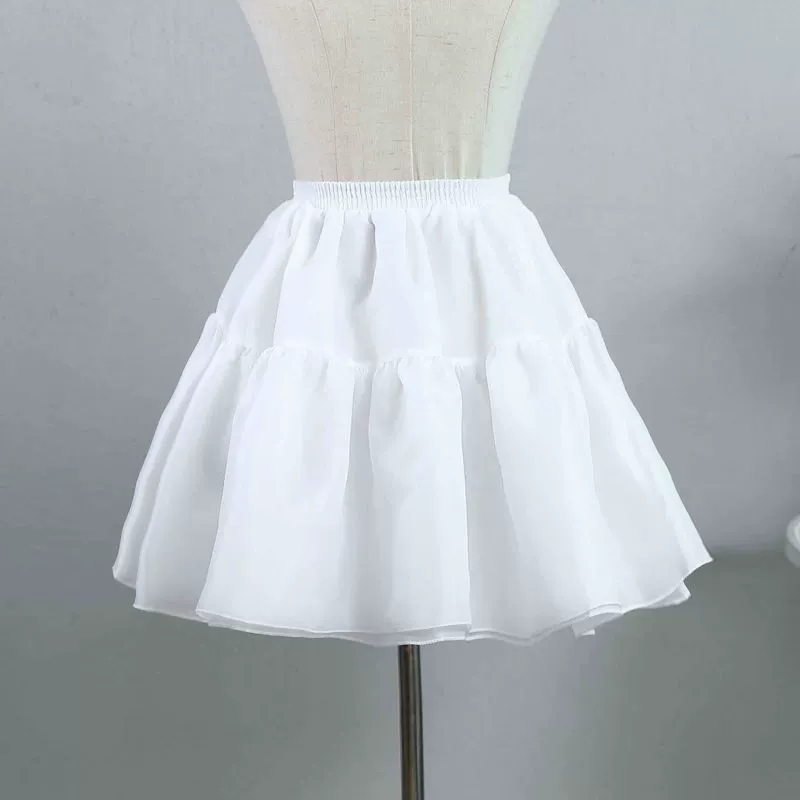 Петтикот (Lolita) шестислойный фатиновый подъюбник, 25 см короткий расклёшенный