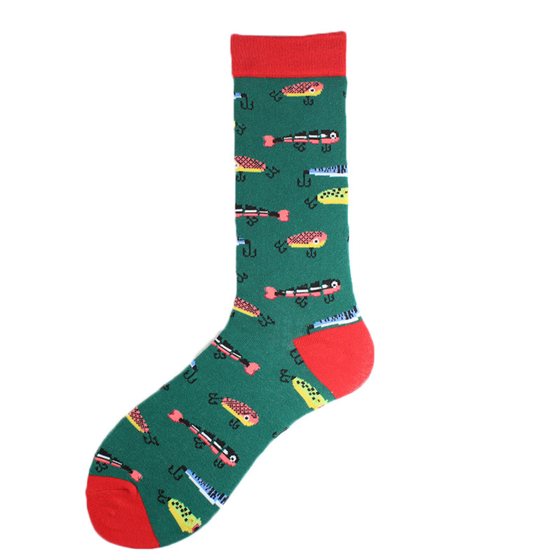 Unisex Pendeln Tier Baumwolle Crew Socken Ein Paar display picture 3