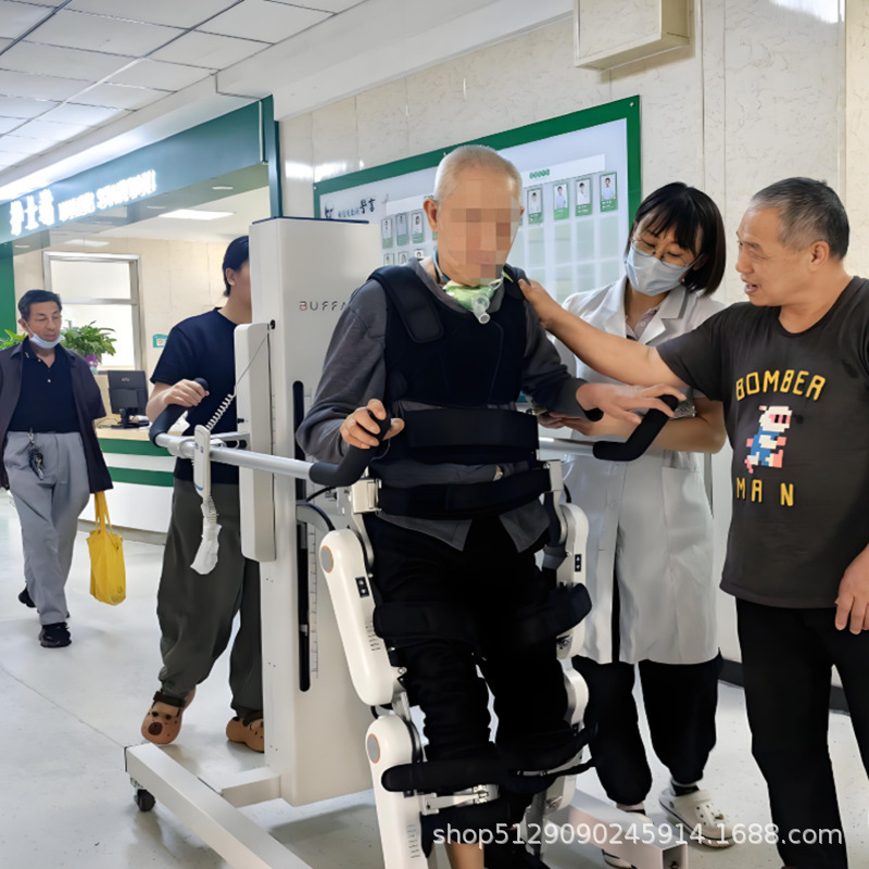 外骨格補助歩行器、脳卒中片麻痺リハビリ歩行補助脚上げ装置、下肢リハビリ運動|undefined