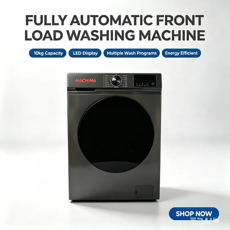 Cross-border export English 12kg roller wash and dry integrated high-temperature self-cleaning large-capacity washing machine for export trade Cross-border export English 12kg roller wash and dry integrated high-temperature self-cleaning large-capacity washing machine for export trade
