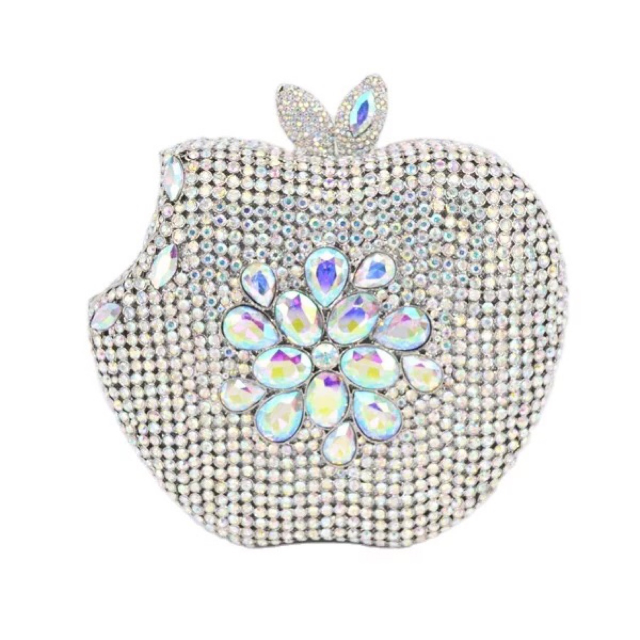 * Bolsa de cena de diamantes de manzana transfronteriza Europa y Estados Unidos Bolsa de mano Bolsa de mujer Apple clutch